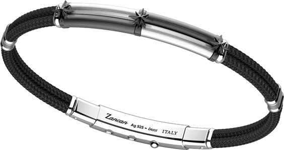 Bracciale Zancan Uomo in Argento ESB070-NE - ESB070-NE